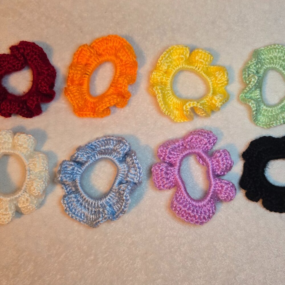 Handmade Crocheted Scrunchies